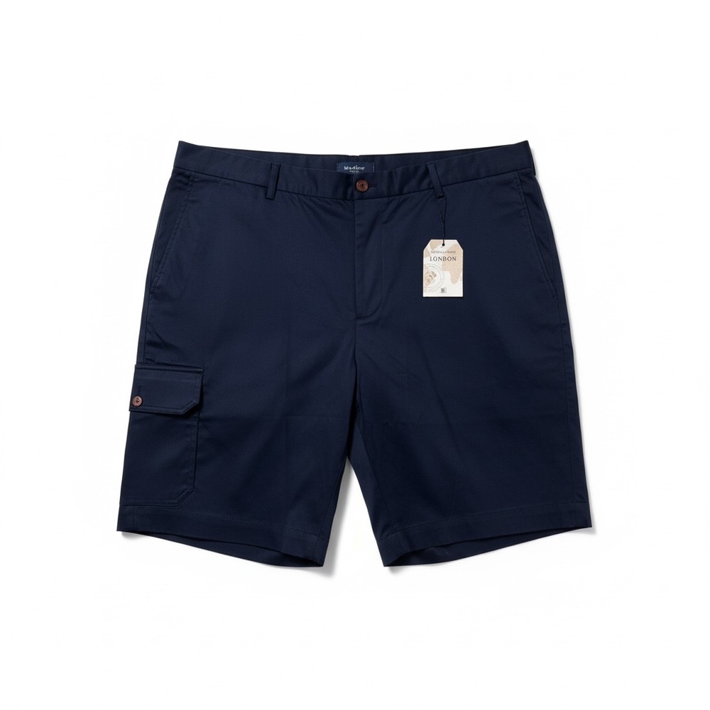 Williams & Kent Navy Cargo Shorts for Men